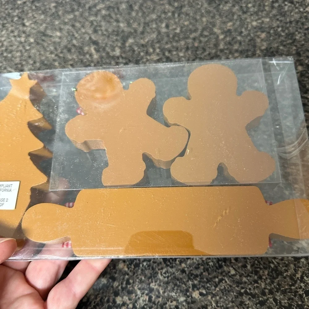 Gingerbread Christmas Tiered Tray Village Set